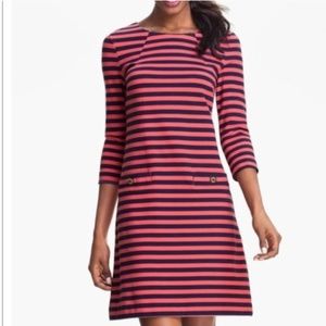 Lilly Pulitzer Pink and Navy Striped Dress